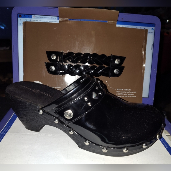 Women's Lindsay Phillips clogs size 8 - Picture 5 of 15